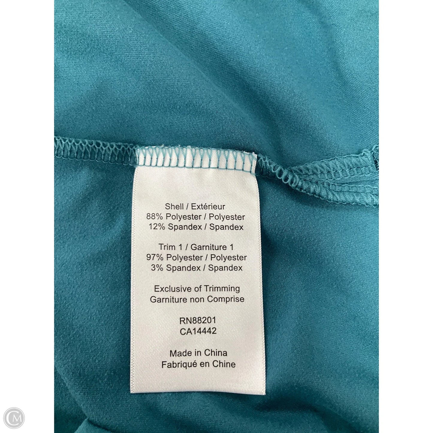 Athletic Top Short Sleeve By Mondetta In Green, Size: S
