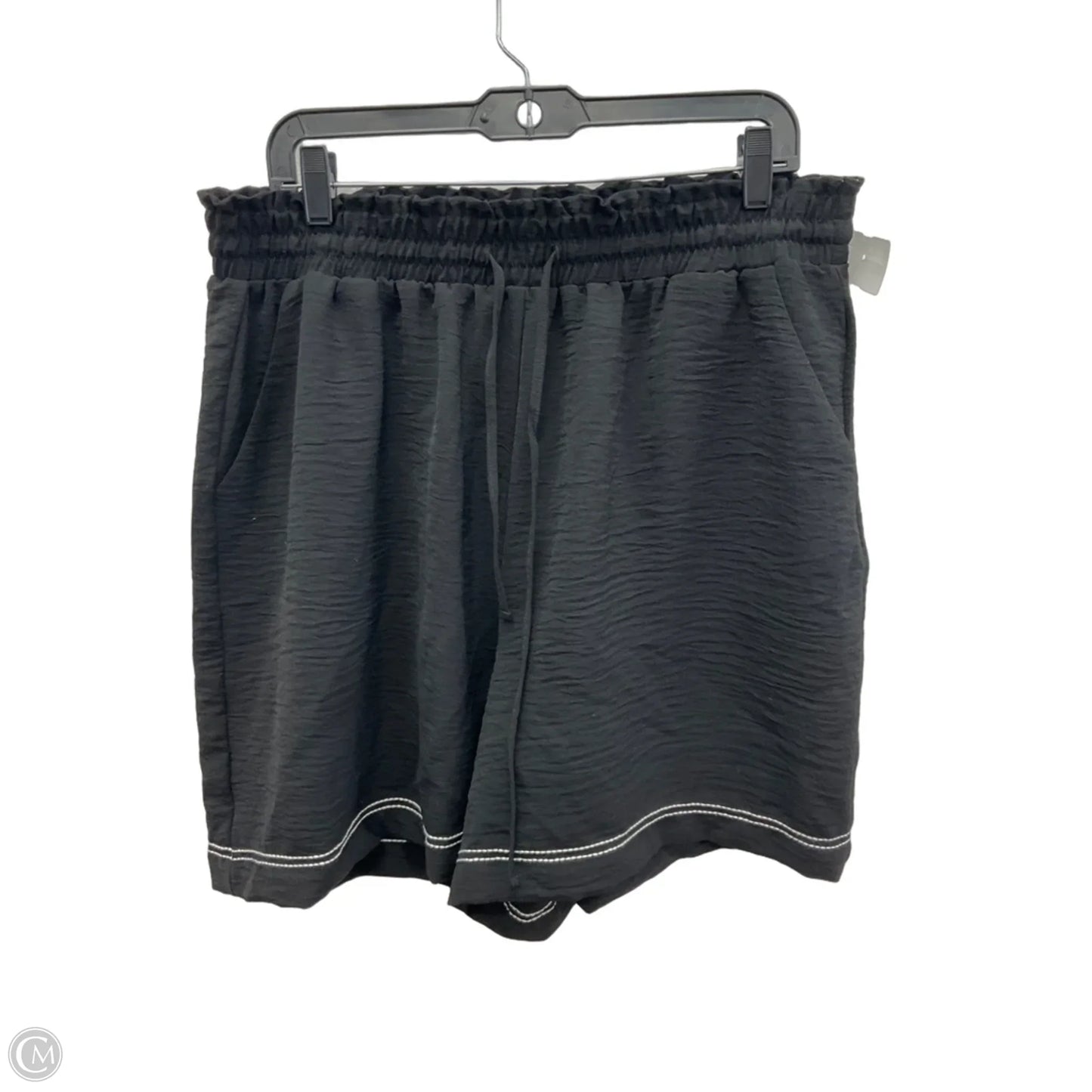 Shorts By Adrianna Papell In Black, Size: Xl