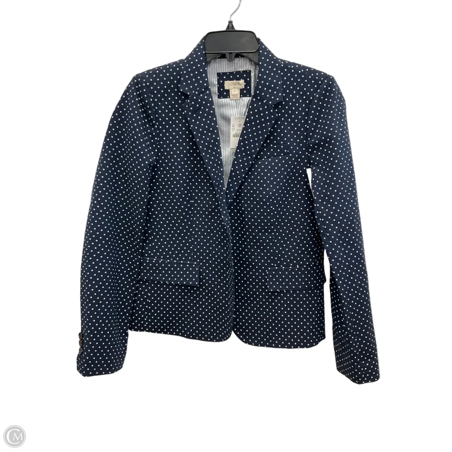 Blazer By J. Crew In Polkadot Pattern, Size: M