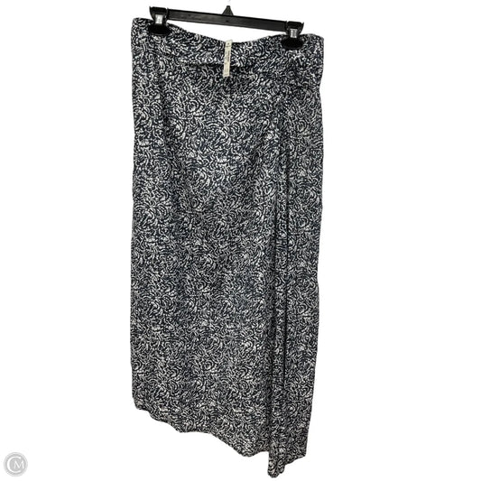 Skirt Maxi By Madewell In Blue & White, Size: 12