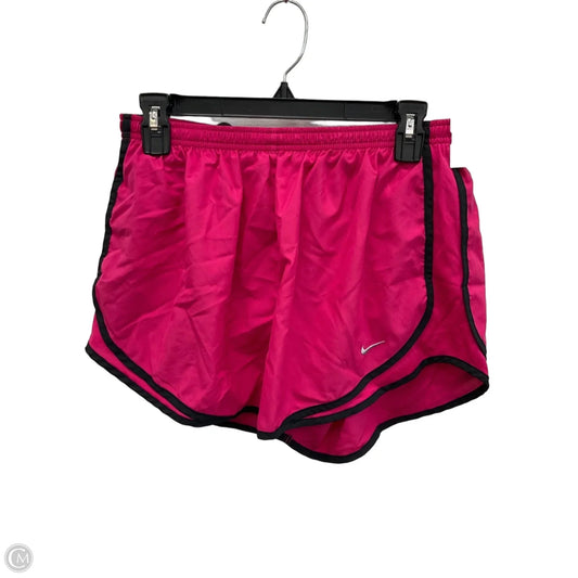 Athletic Shorts By Nike In Pink, Size: L