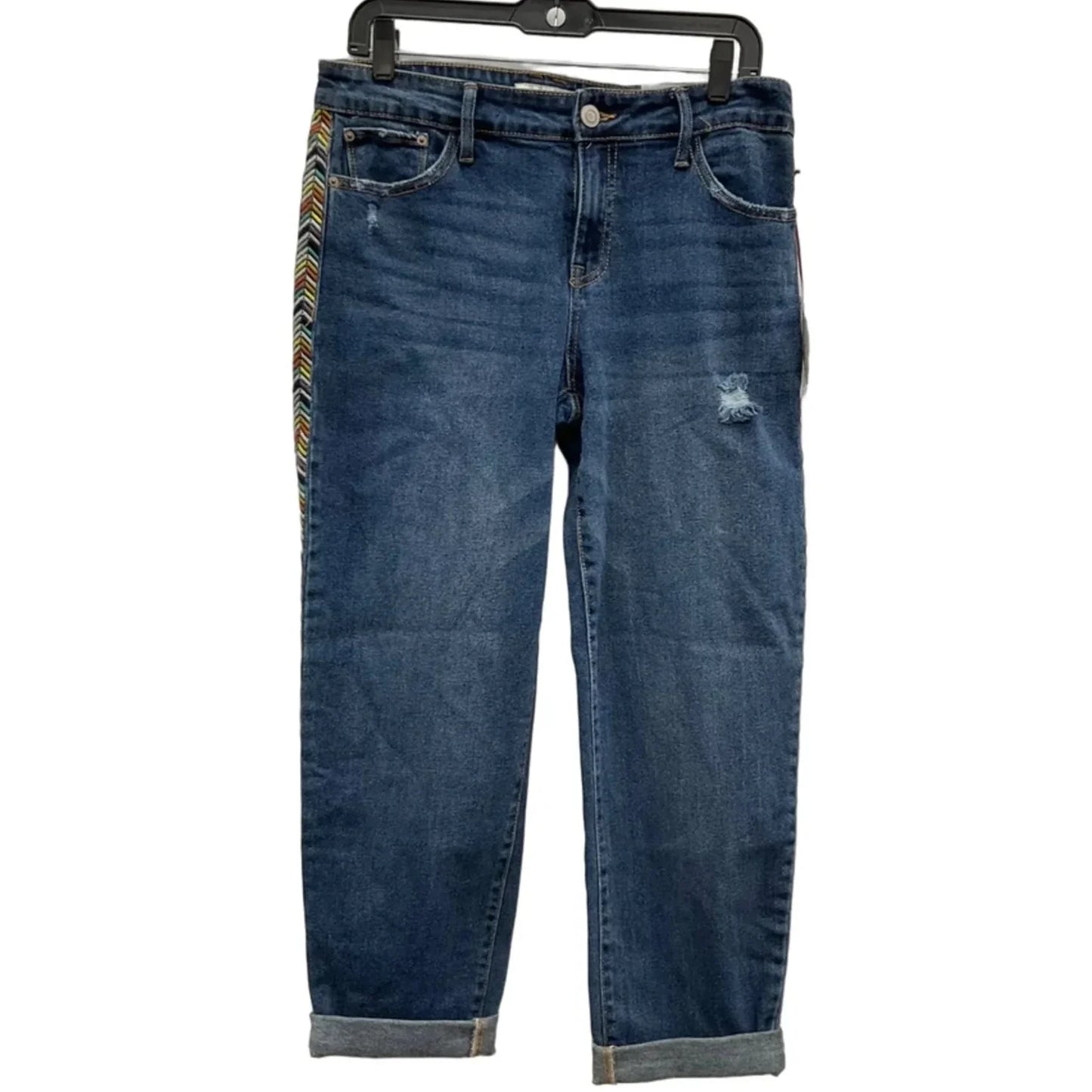 Jeans Straight By Knox Rose In Blue Denim, Size: 8