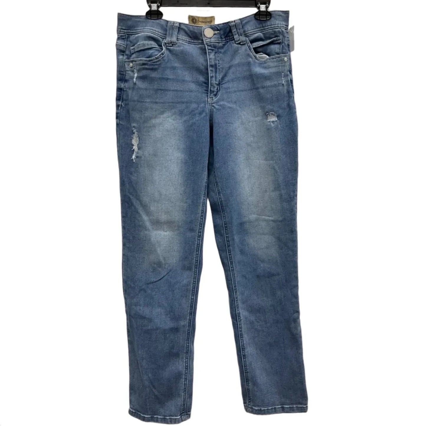 Jeans Straight By Democracy In Blue Denim, Size: 12