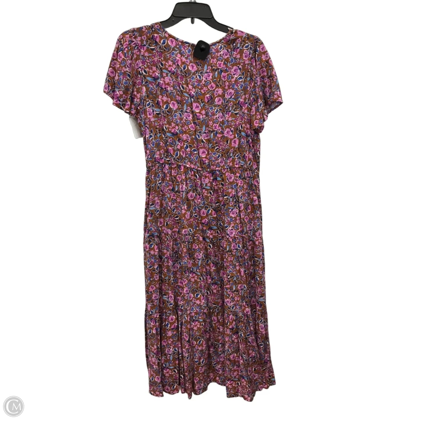 Dress Casual Maxi By J. Crew In Floral Print, Size: M