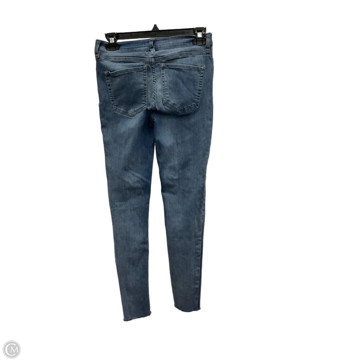 Jeans Skinny By Free People In Blue Denim, Size: 4