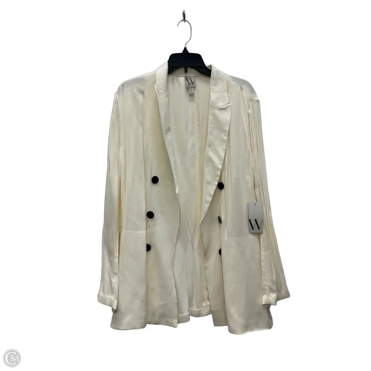 Blazer By Worthington In Cream, Size: Xl