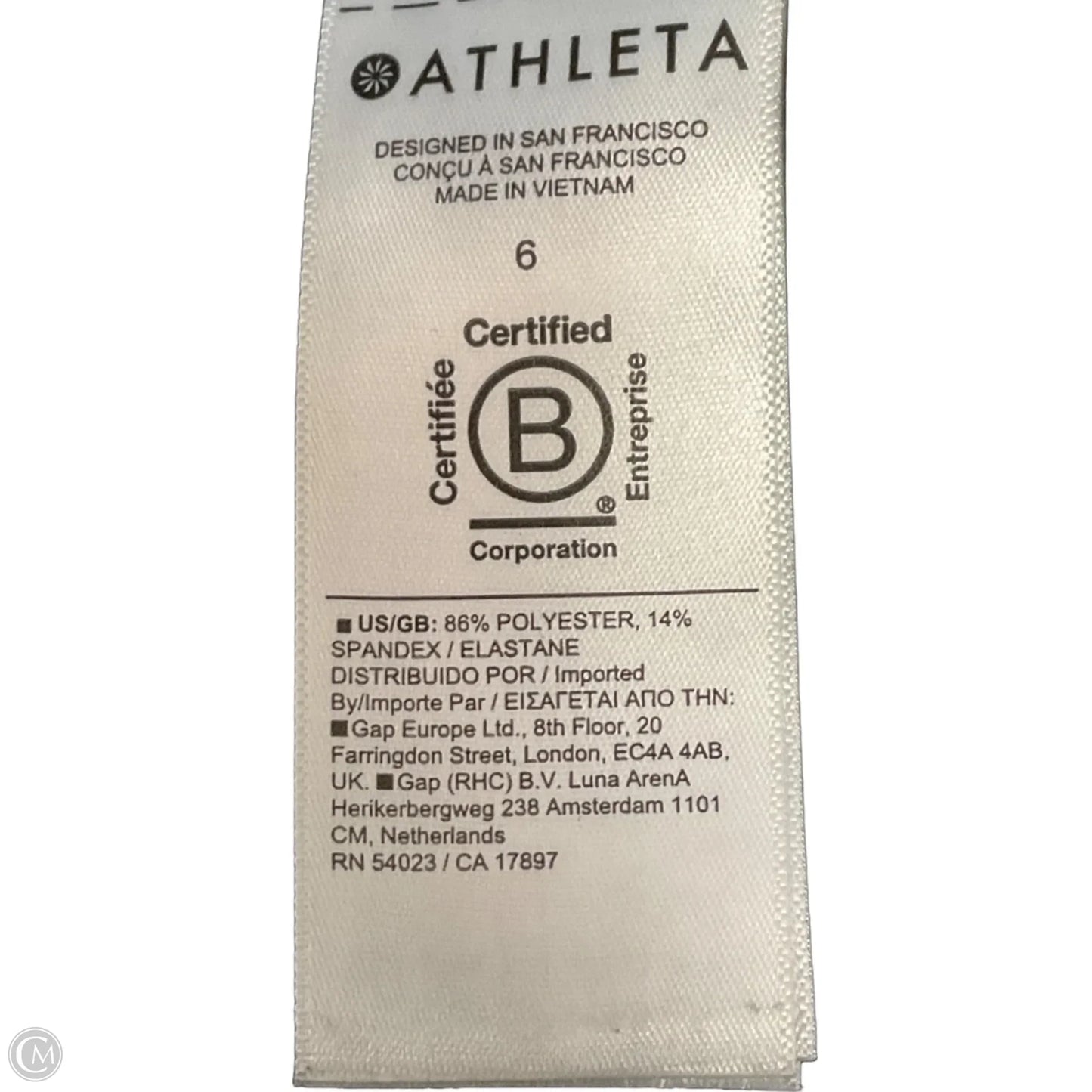 Athletic Pants By Athleta In Black, Size: 6