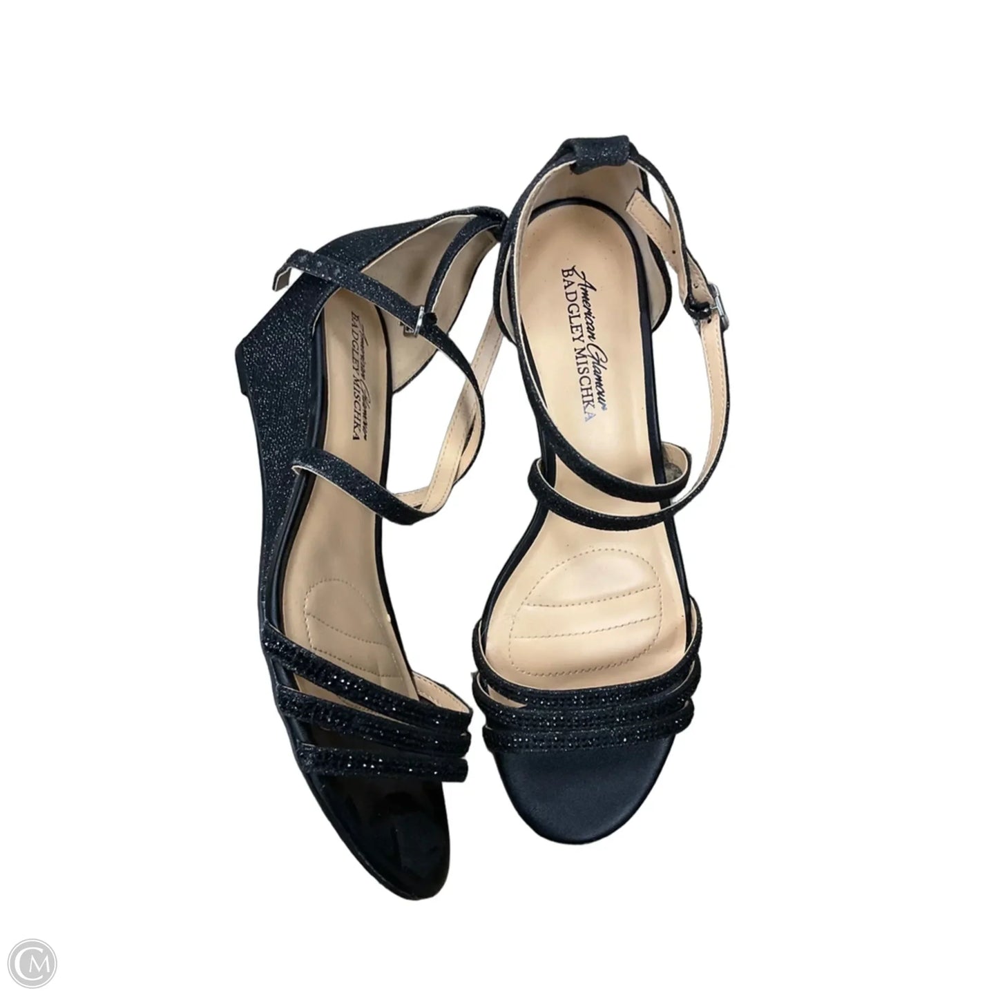 Shoes Heels Wedge By Badgley Mischka In Black, Size: 8