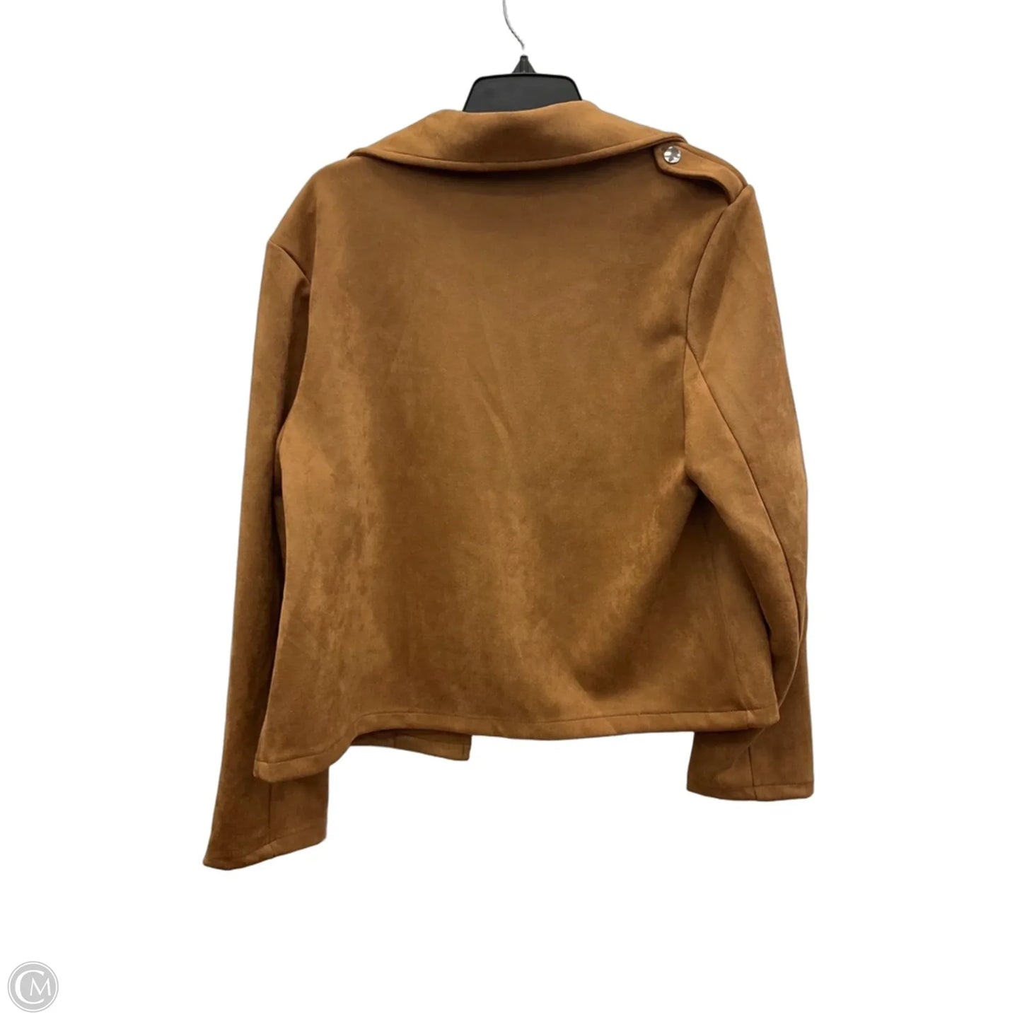 Jacket Moto By Bagatelle In Brown, Size: Xl