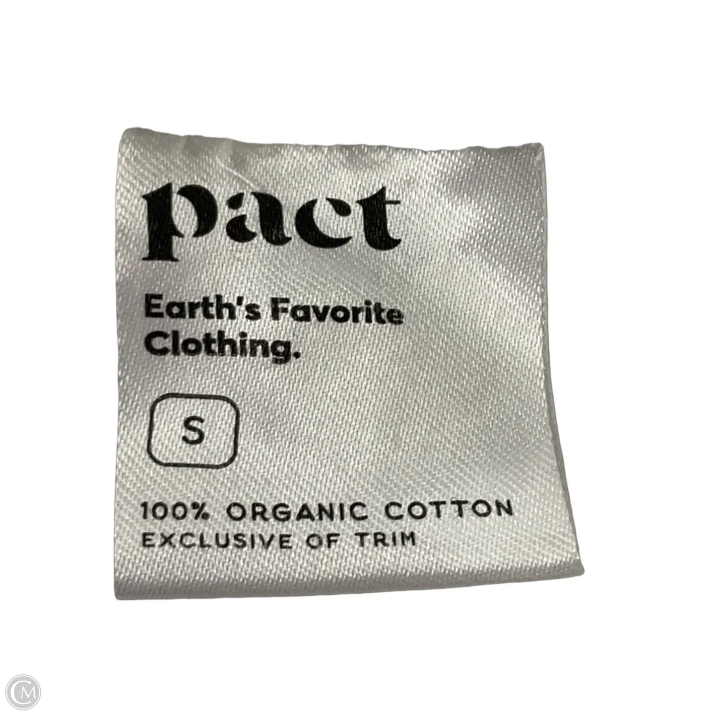 Top Short Sleeve By Pact In White, Size: S