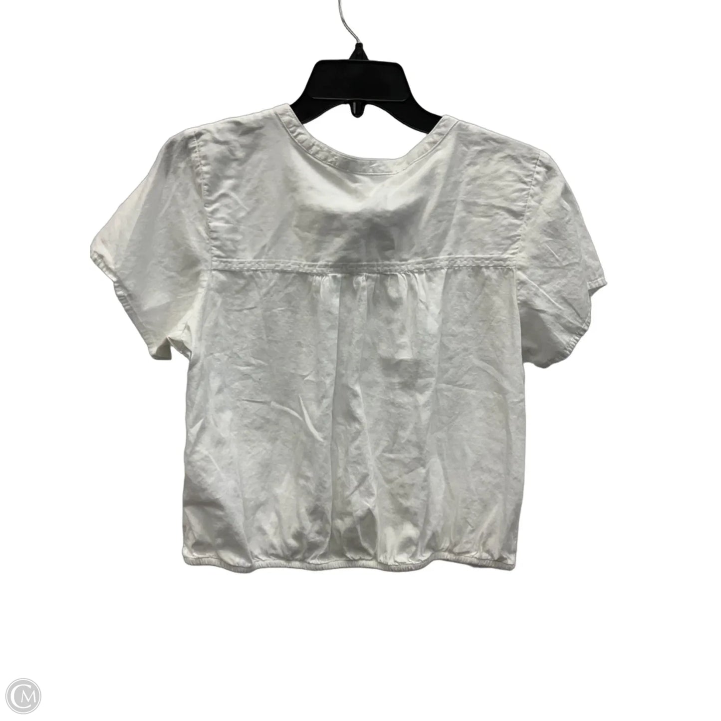 Top Short Sleeve By Pact In White, Size: S