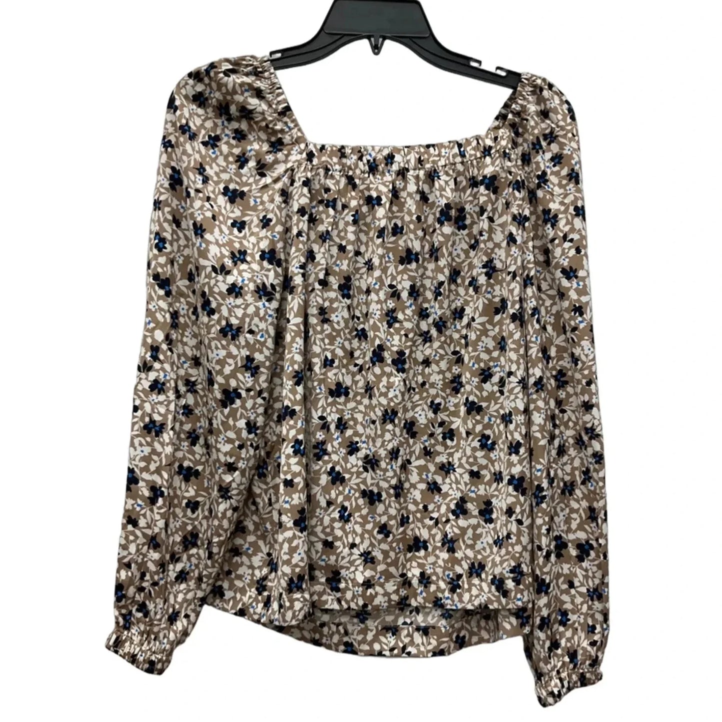 Top Long Sleeve By Ann Taylor In Floral Print, Size: S