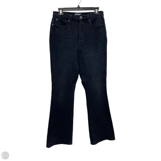 Jeans Flared By Pistola In Blue Denim, Size: 10