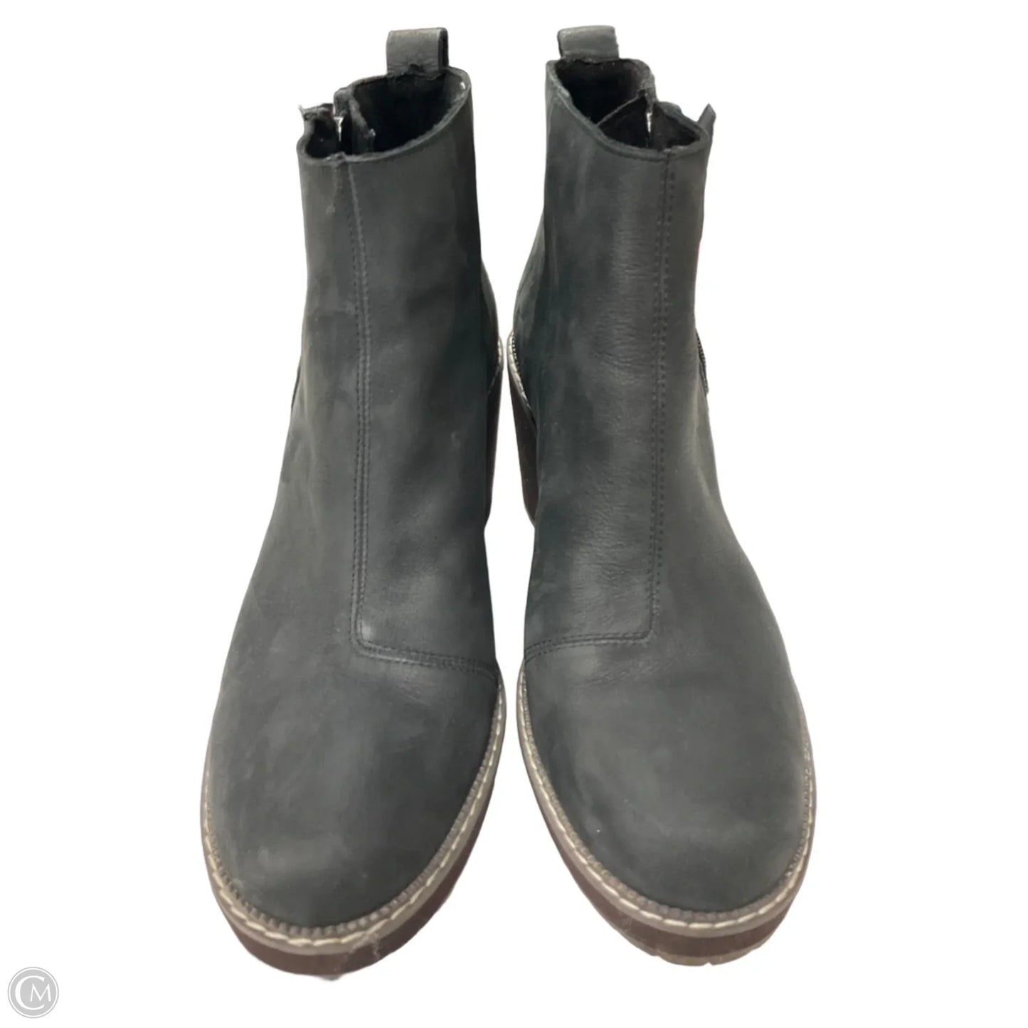 Boots Ankle Heels By Toms In Black, Size: 9