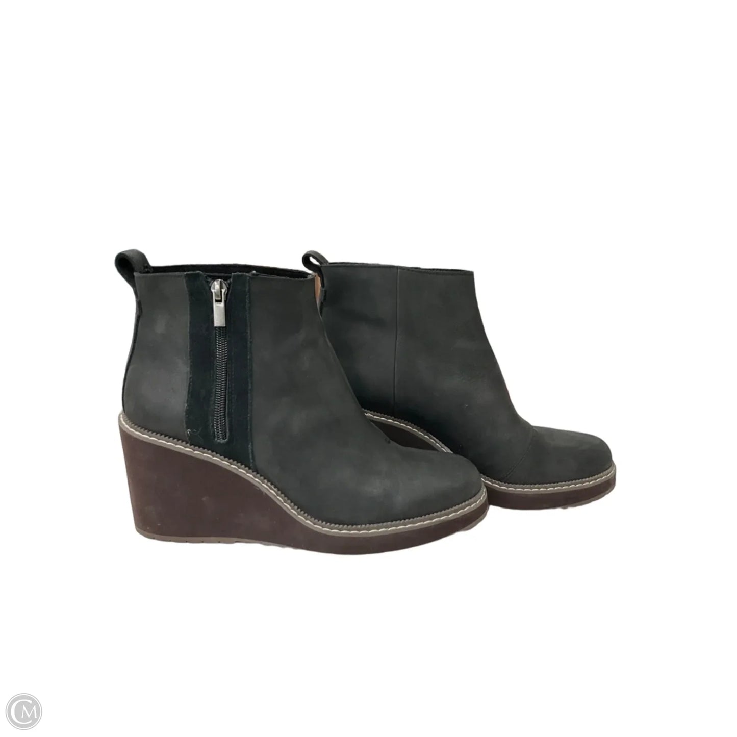 Boots Ankle Heels By Toms In Black, Size: 9
