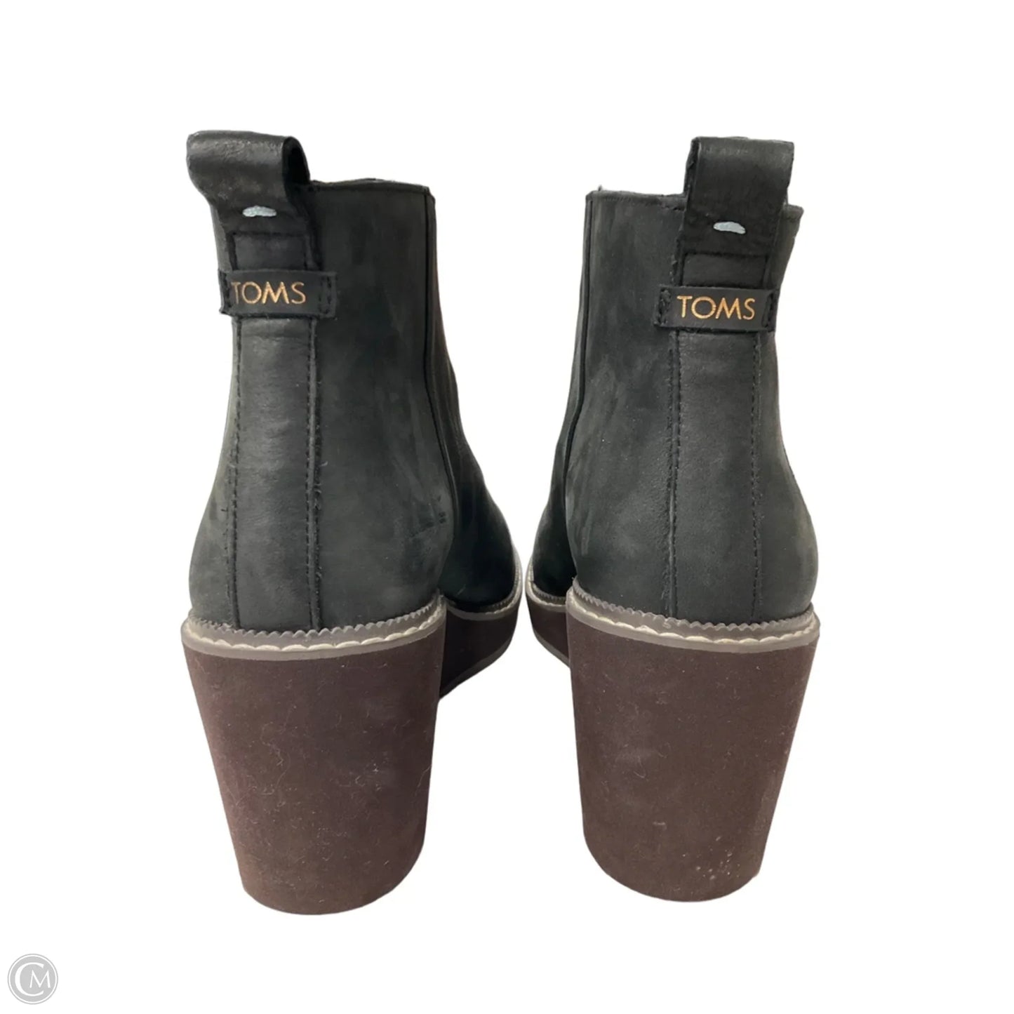 Boots Ankle Heels By Toms In Black, Size: 9
