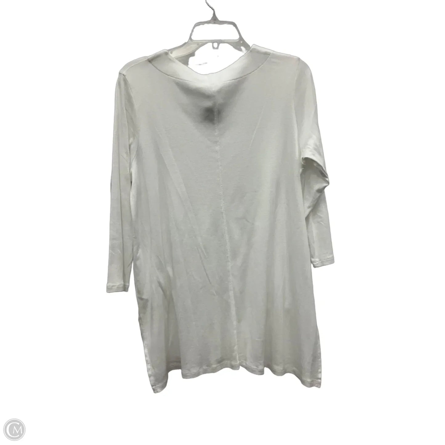 Top 3/4 Sleeve By Lilla P In White, Size: M