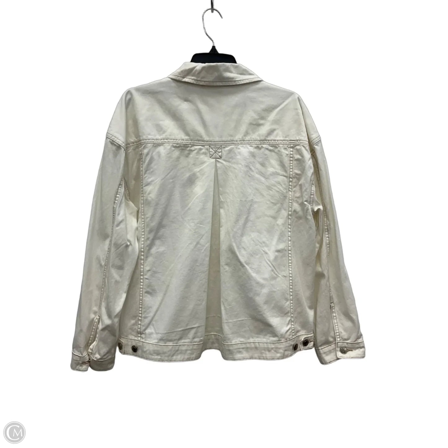 Jacket Denim By Thread And Supply In White, Size: M