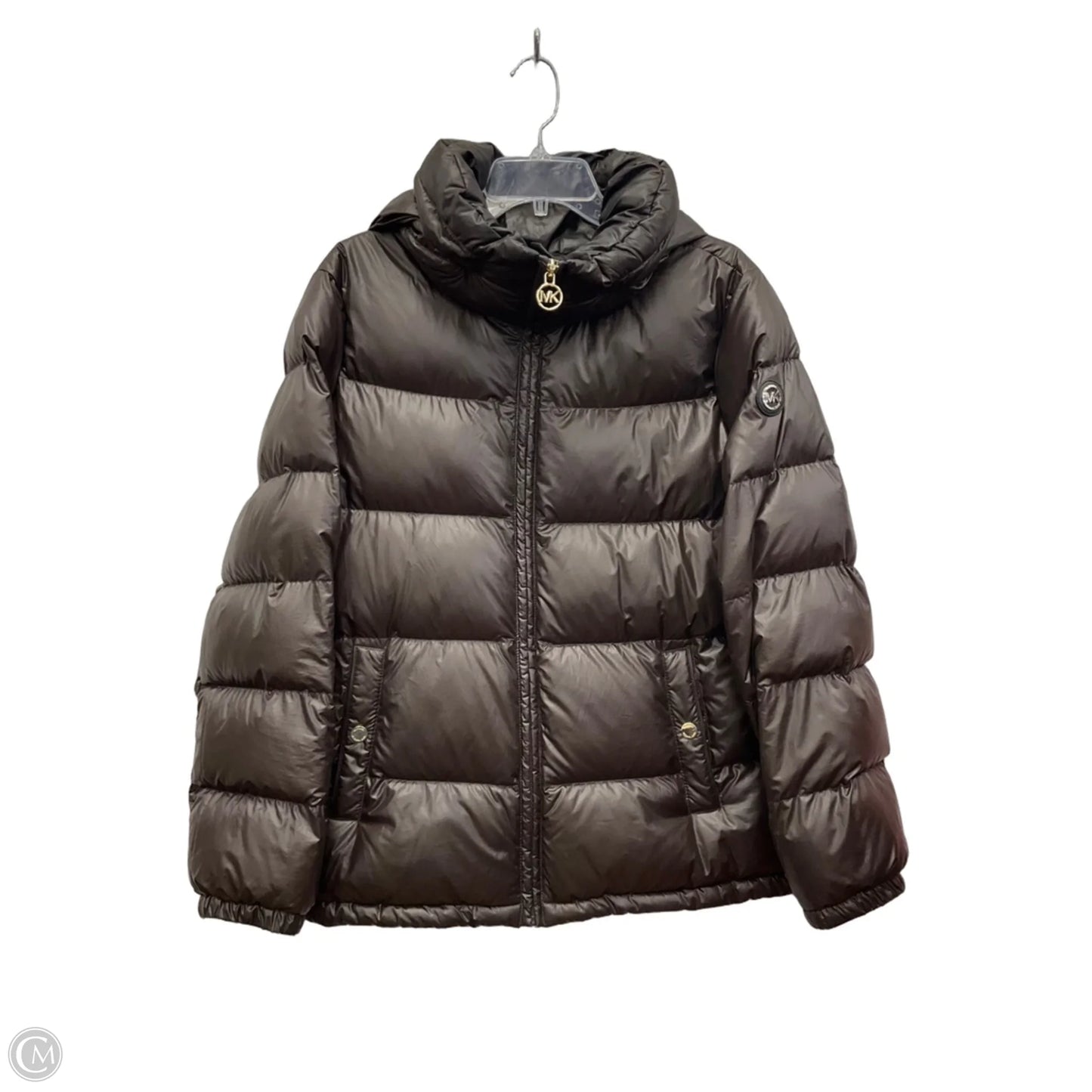 Coat Puffer & Quilted By Michael By Michael Kors In Brown, Size: Xl