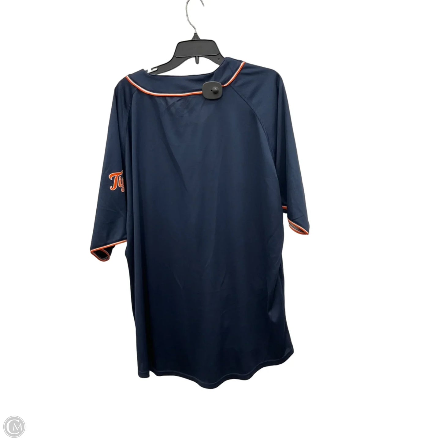 Athletic Top Short Sleeve By Clothes Mentor In Navy, Size: 2x