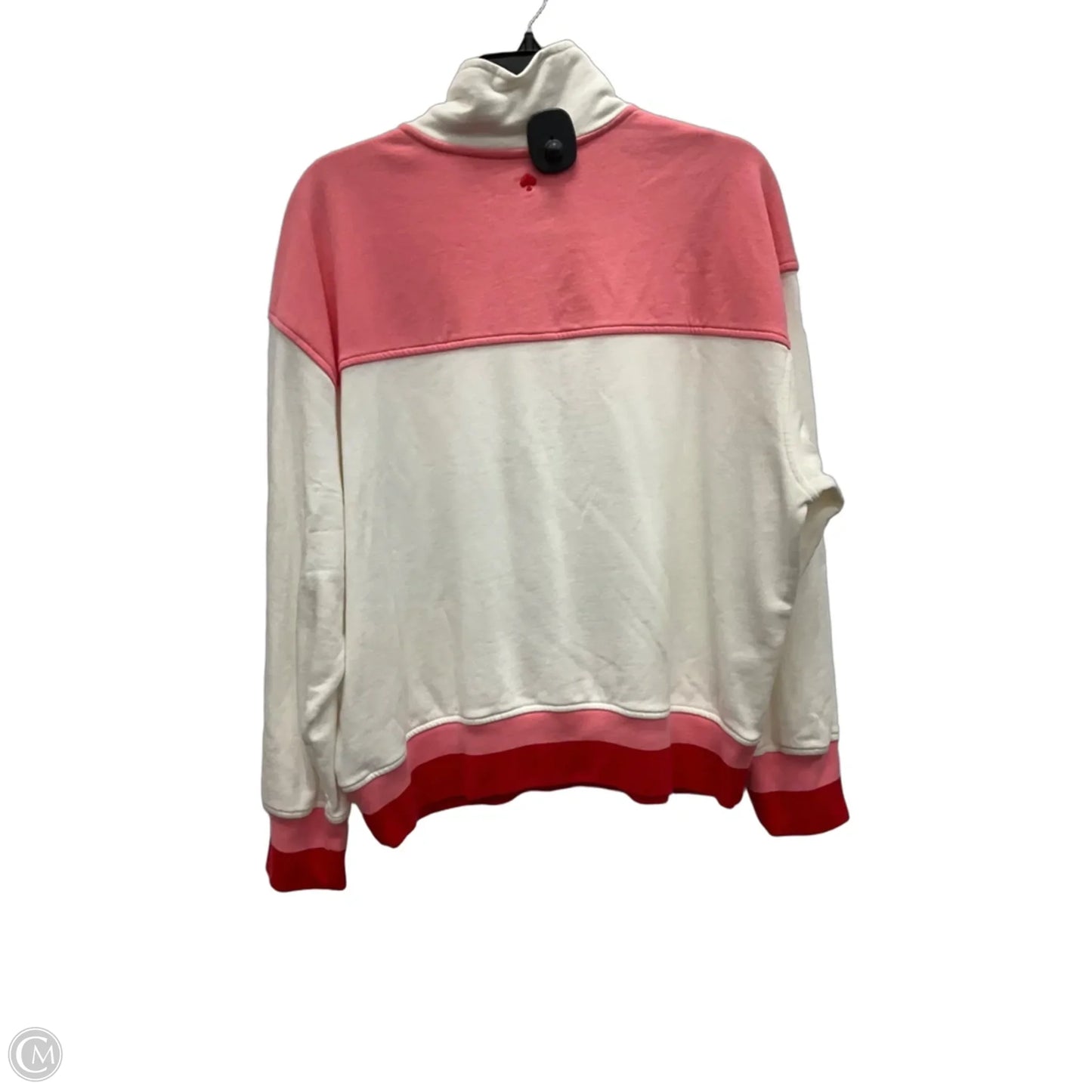 Top Long Sleeve Designer By Kate Spade In White, Size: L