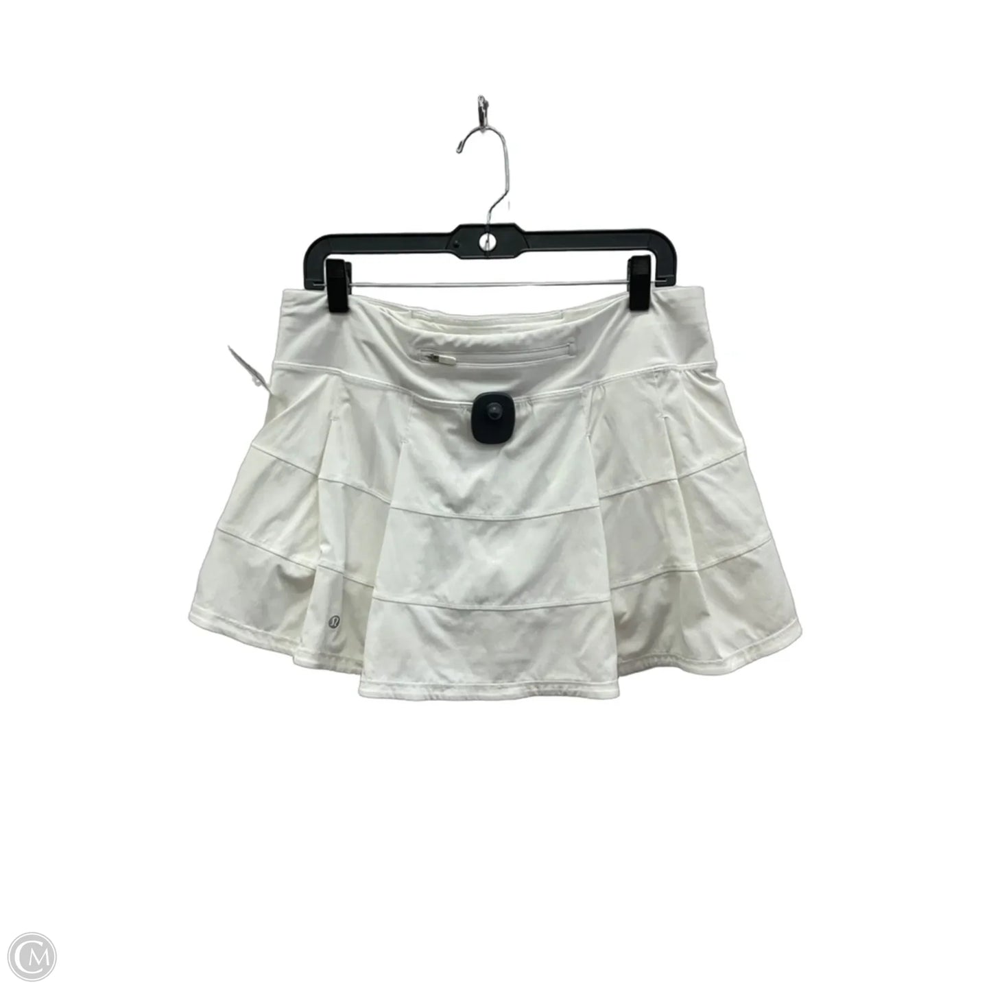 Athletic Skort By Lululemon In White, Size: 10