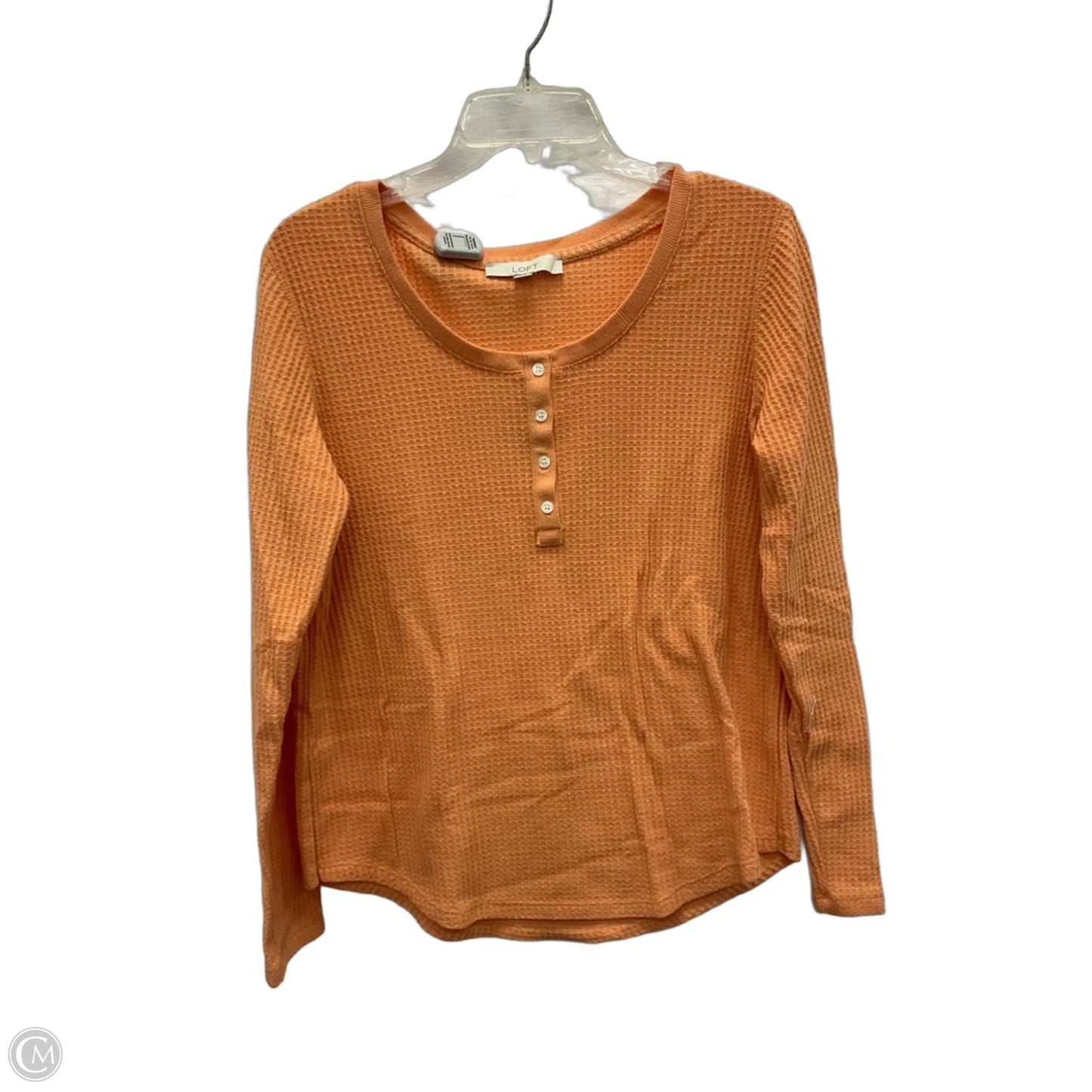 Top Long Sleeve By Loft In Orange, Size: L