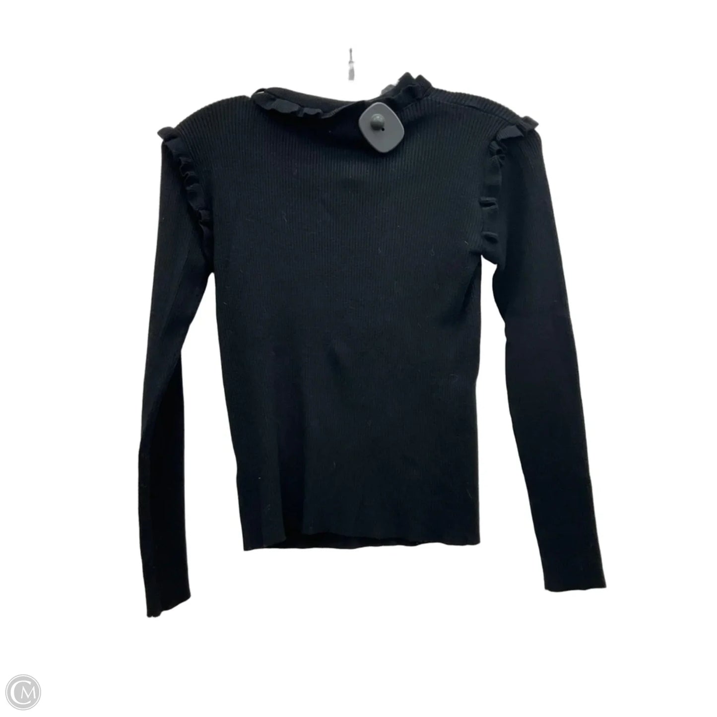Top Long Sleeve By &merci In Black, Size: S