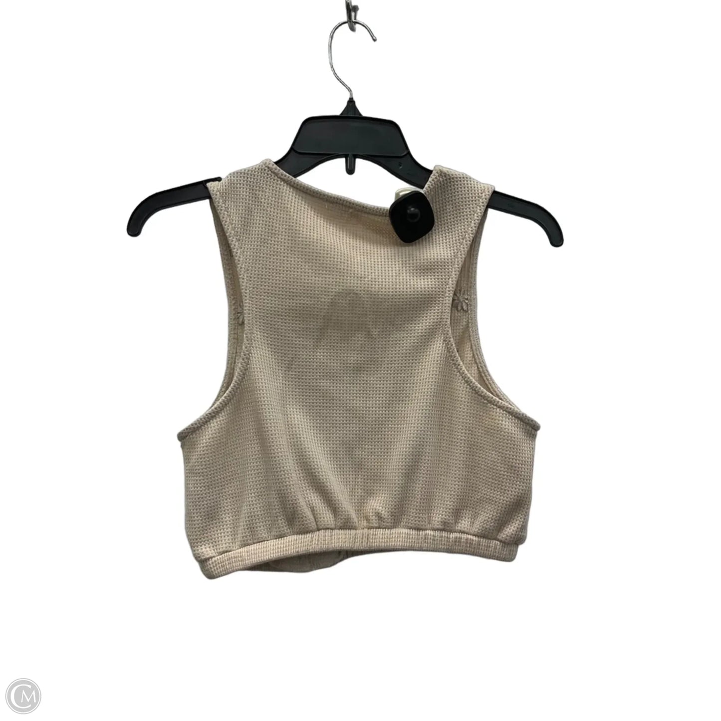 Top Sleeveless By Pol In Beige, Size: S