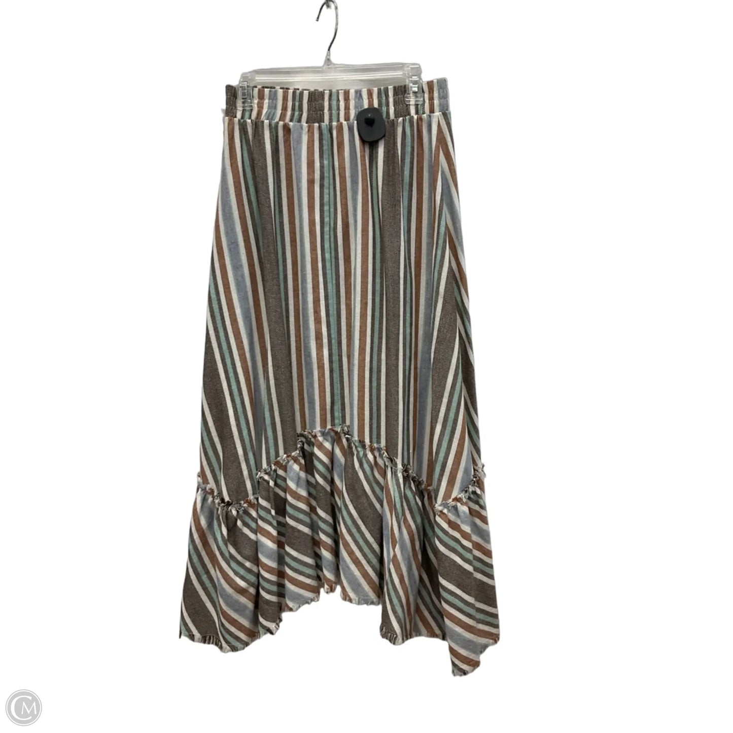 Skirt Maxi By Gigio In Striped Pattern, Size: S