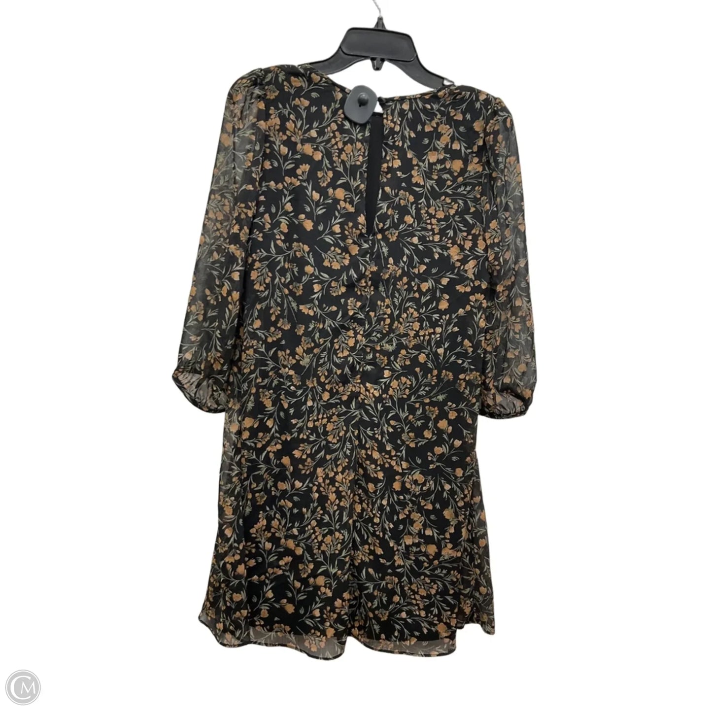 Dress Casual Short By Calvin Klein In Floral Print, Size: S