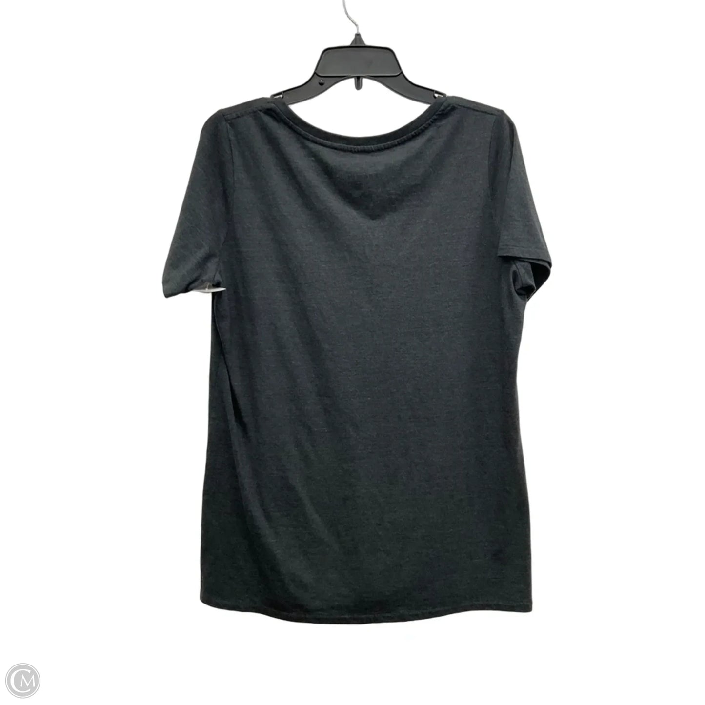 Athletic Top Short Sleeve By Nike In Grey, Size: Xl