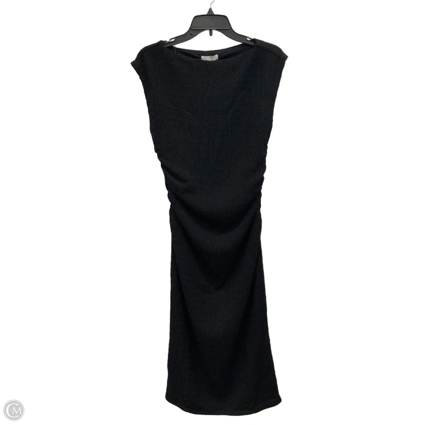 Dress Party Midi By H&m In Black, Size: M