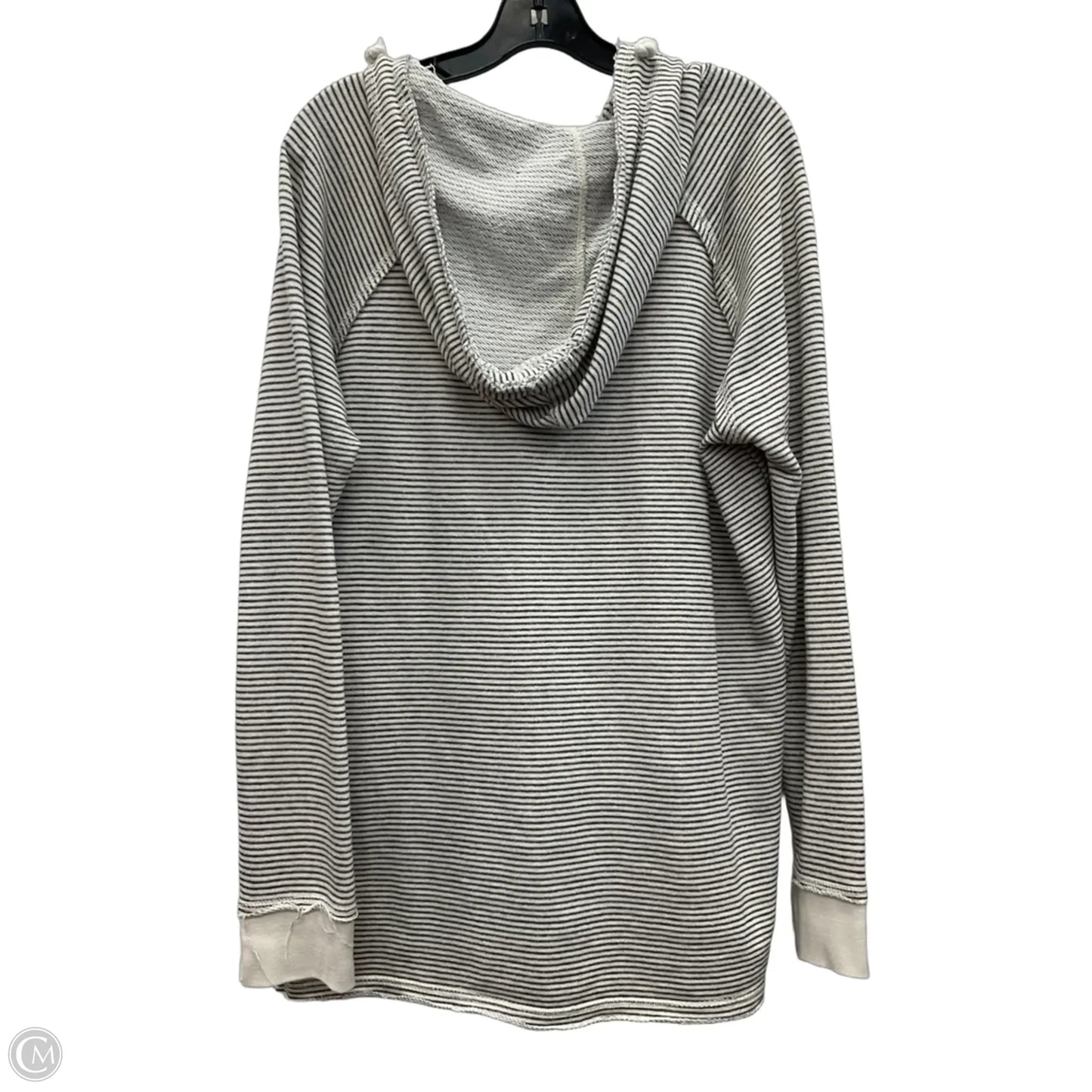 Sweatshirt Hoodie By Blue 84 In Striped Pattern, Size: Xl