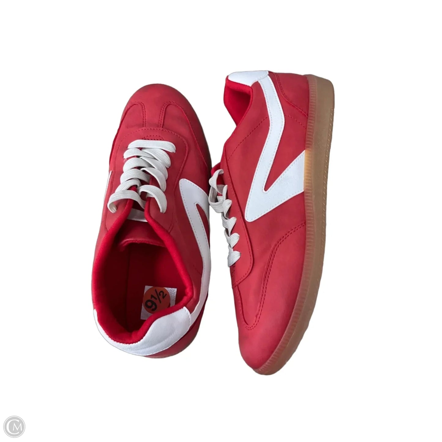 Shoes Sneakers By Dolce Vita In Red & White, Size: 9.5