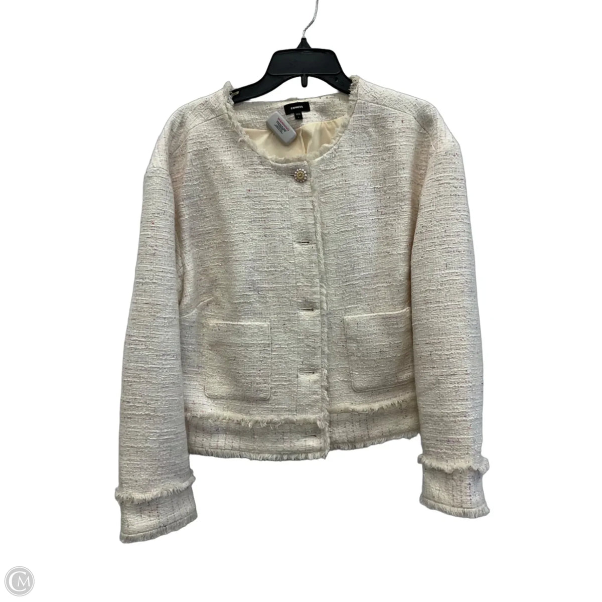 Blazer By Express In Cream, Size: L