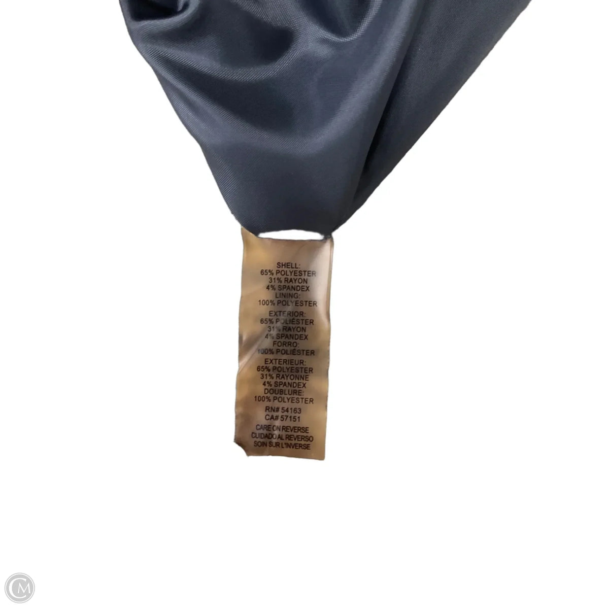 Blazer By Calvin Klein In Grey, Size: S