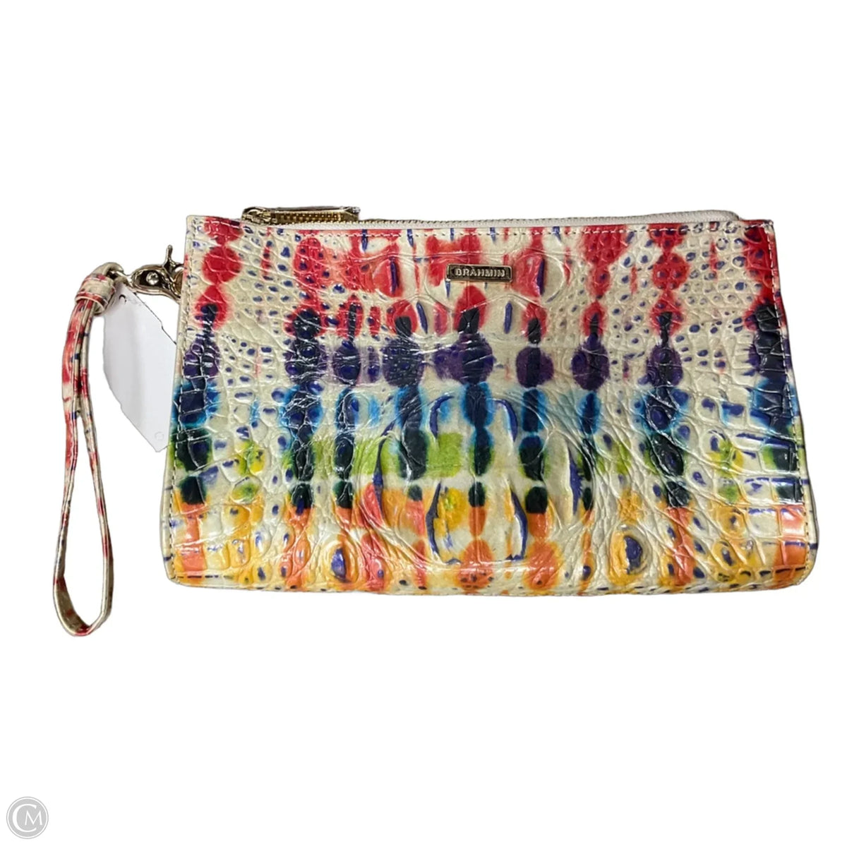 Wristlet Designer By Brahmin, Size: Large