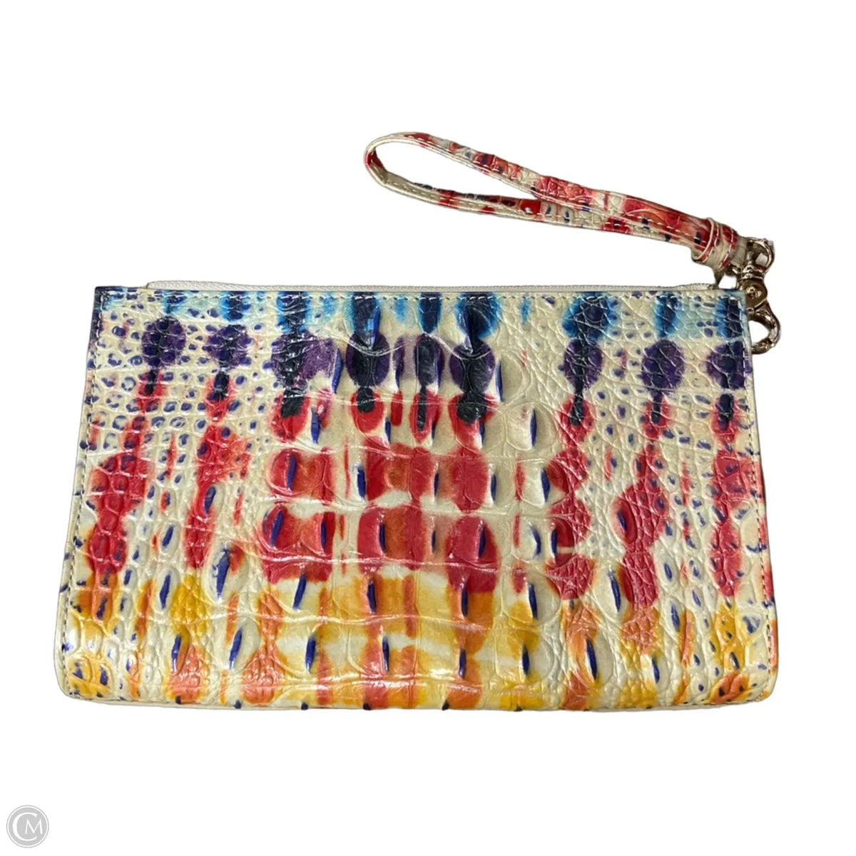 Wristlet Designer By Brahmin, Size: Large