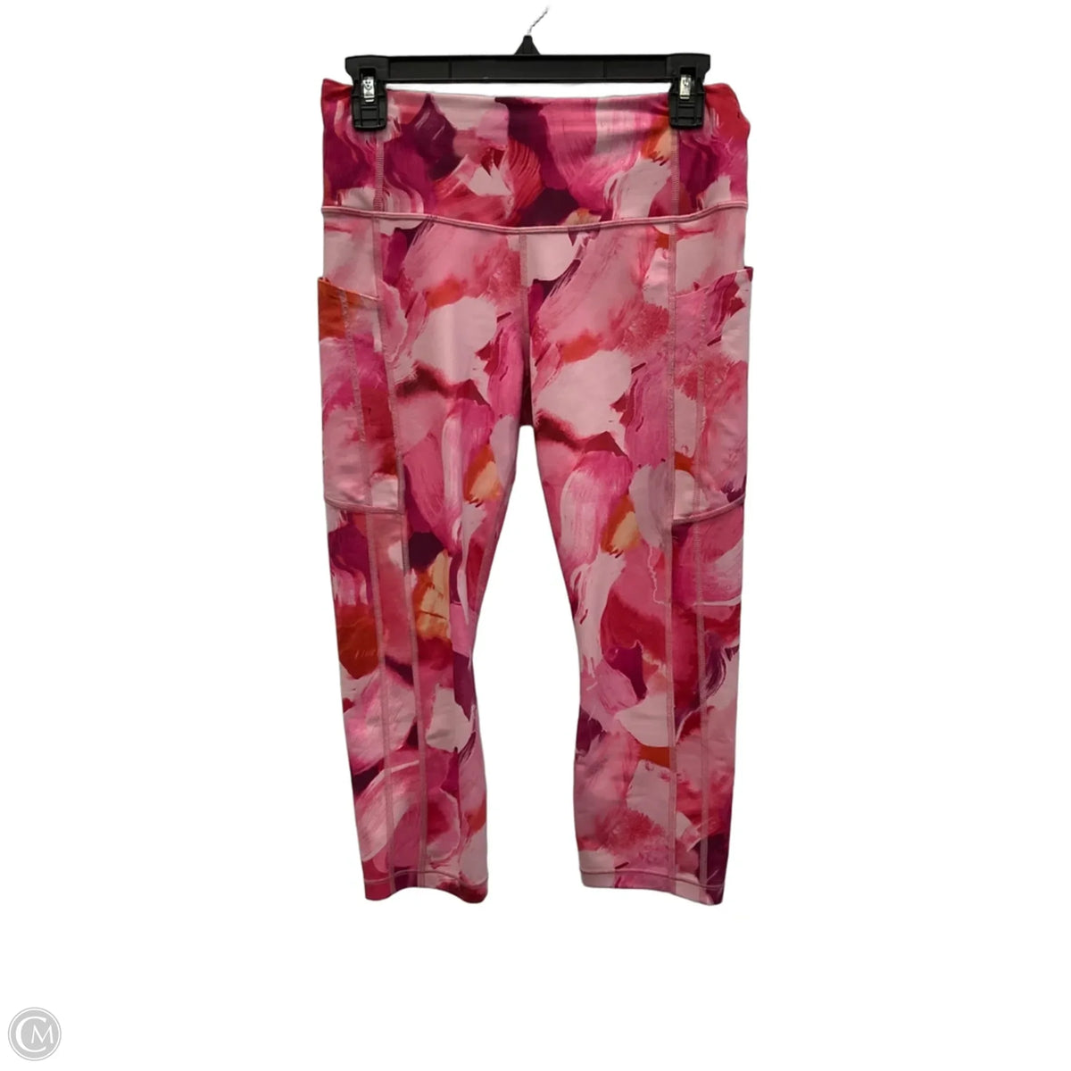 Athletic Capris By Athleta In Pink, Size: M