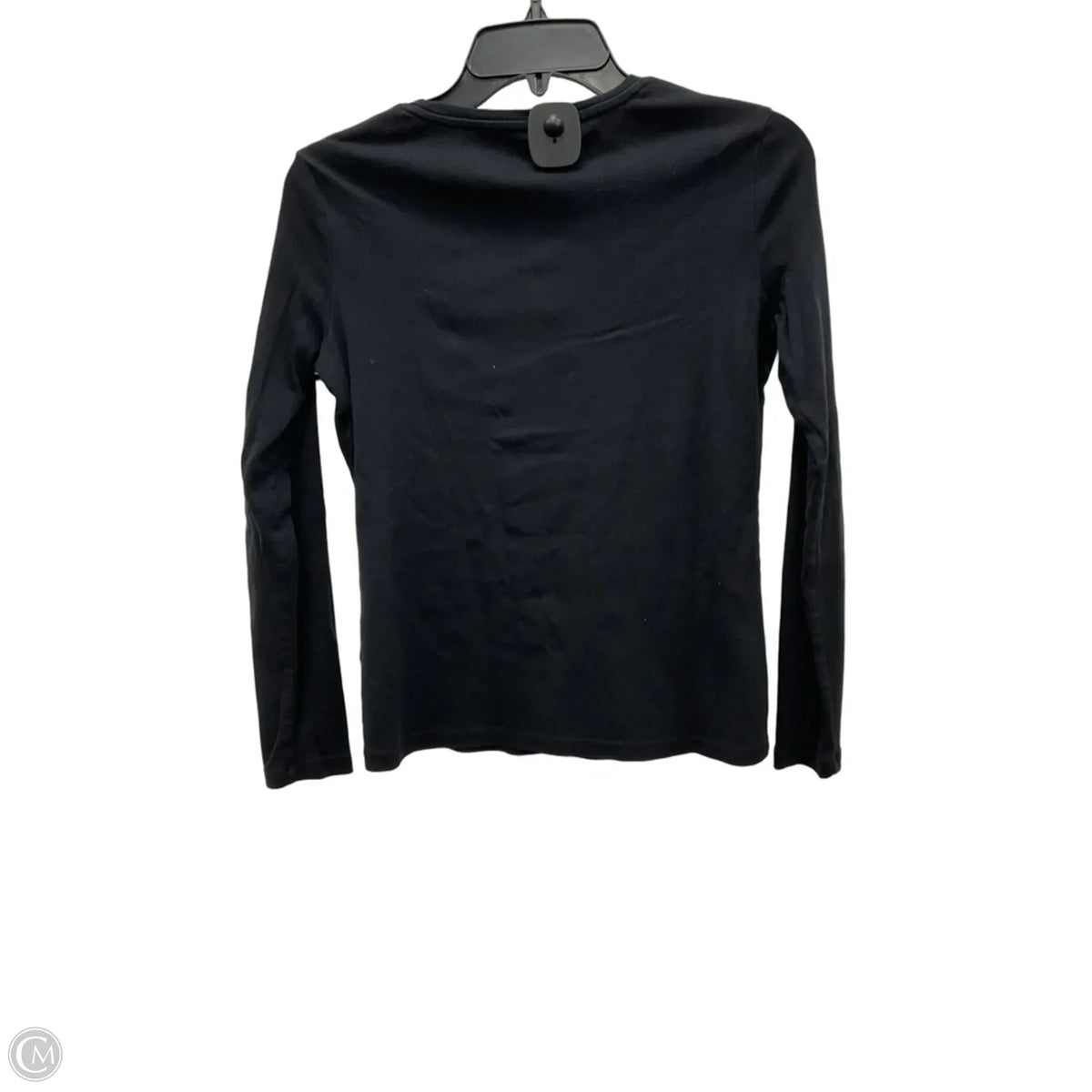 Top Long Sleeve Basic By Talbots In Black, Size: Sp