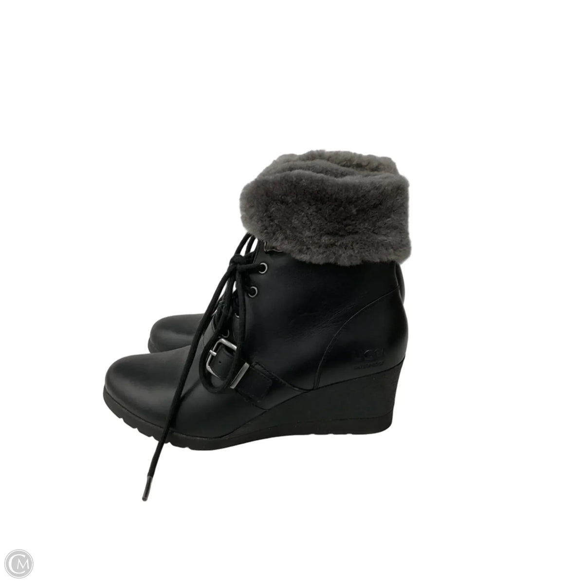 Boots Designer By Ugg In Black, Size: 9