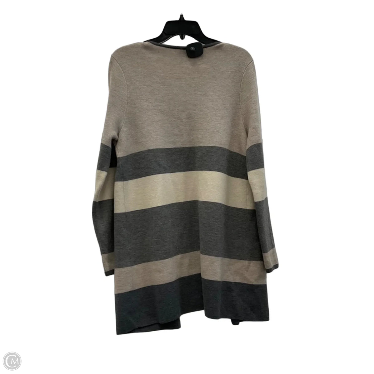 Cardigan By Talbots In Striped Pattern, Size: L