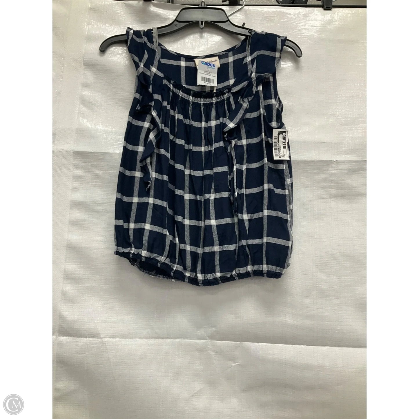 Top Sleeveless By Universal Thread In Navy, Size: S