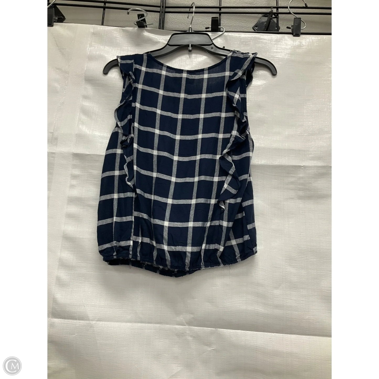 Top Sleeveless By Universal Thread In Navy, Size: S