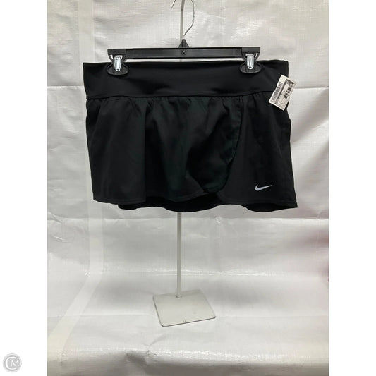 Athletic Skirt By Nike In Black, Size: L