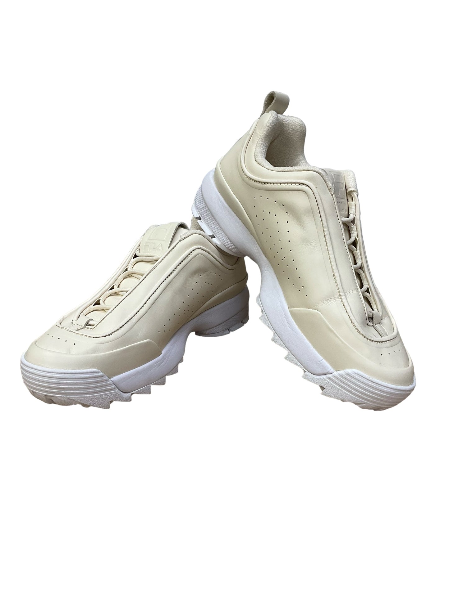 Cream Shoes Athletic Fila, Size 9