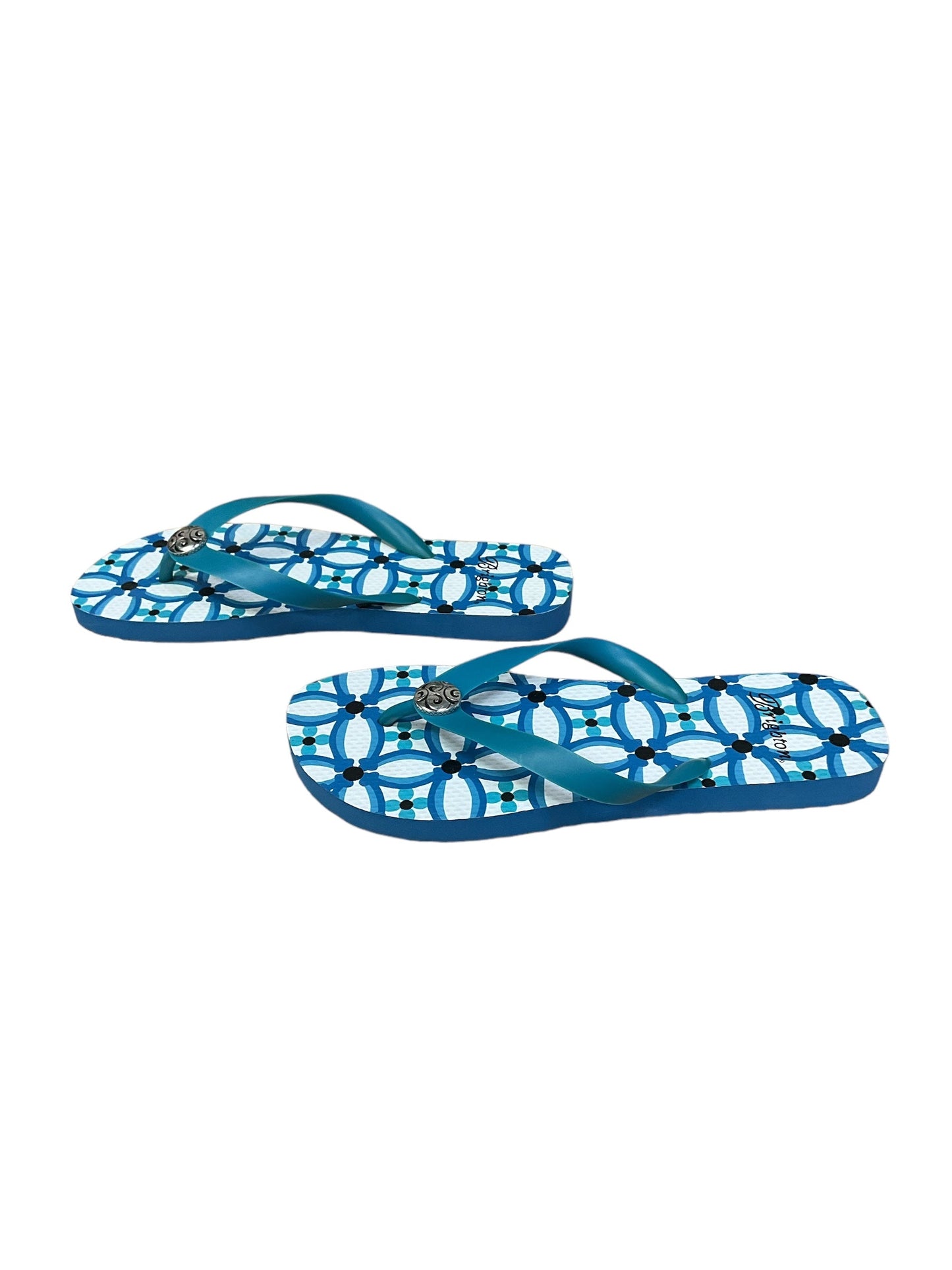 Blue Sandals Flip Flops Brighton, Size 9