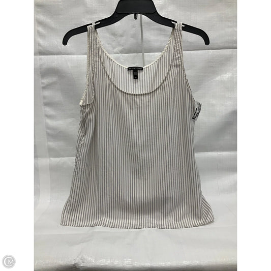 Top Sleeveless By Eileen Fisher In Striped Pattern, Size: S