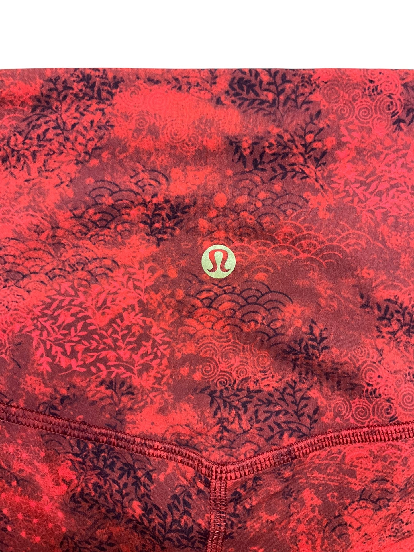 Athletic Leggings By Lululemon In Red, Size: 6